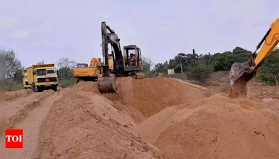 CM N Chandrababu Naidu warns ministers to not interfere in sand mining | Vijayawada News - Times of India