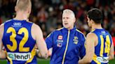 West Coast coach Adam Simpson defiant despite players' text bombshell