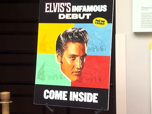 Ryman Auditorium hosts exhibit honoring Elvis’ Opry debut
