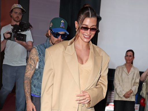 Justin Bieber Holds Onto Wife Hailey Bieber’s Baby Bump in Adorable Instagram Post