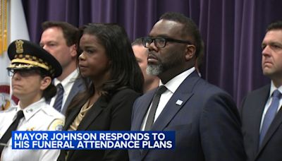 Johnson addresses controversy over plans to attend Officer Huesca's funeral against family's wishes