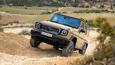 First Drive: The All-Electric Mercedes-Benz G-Wagen Is a Jouncy, Unruly Ride Even at Low Speeds