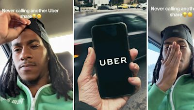 ‘I know that ride was silent as hell’: Customer swears off Uber Share after seeing who he has to ride with