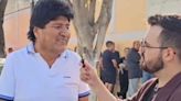 Expresidente de Bolivia, Evo Morales visita casilla en Iztapalapa como observador internacional