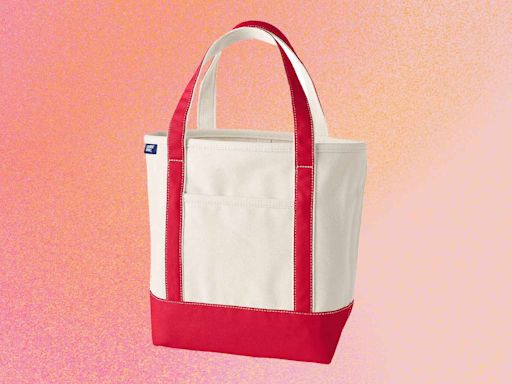 Katie Holmes’ Relatable Style Includes This Lands’ End Tote That's Only $35