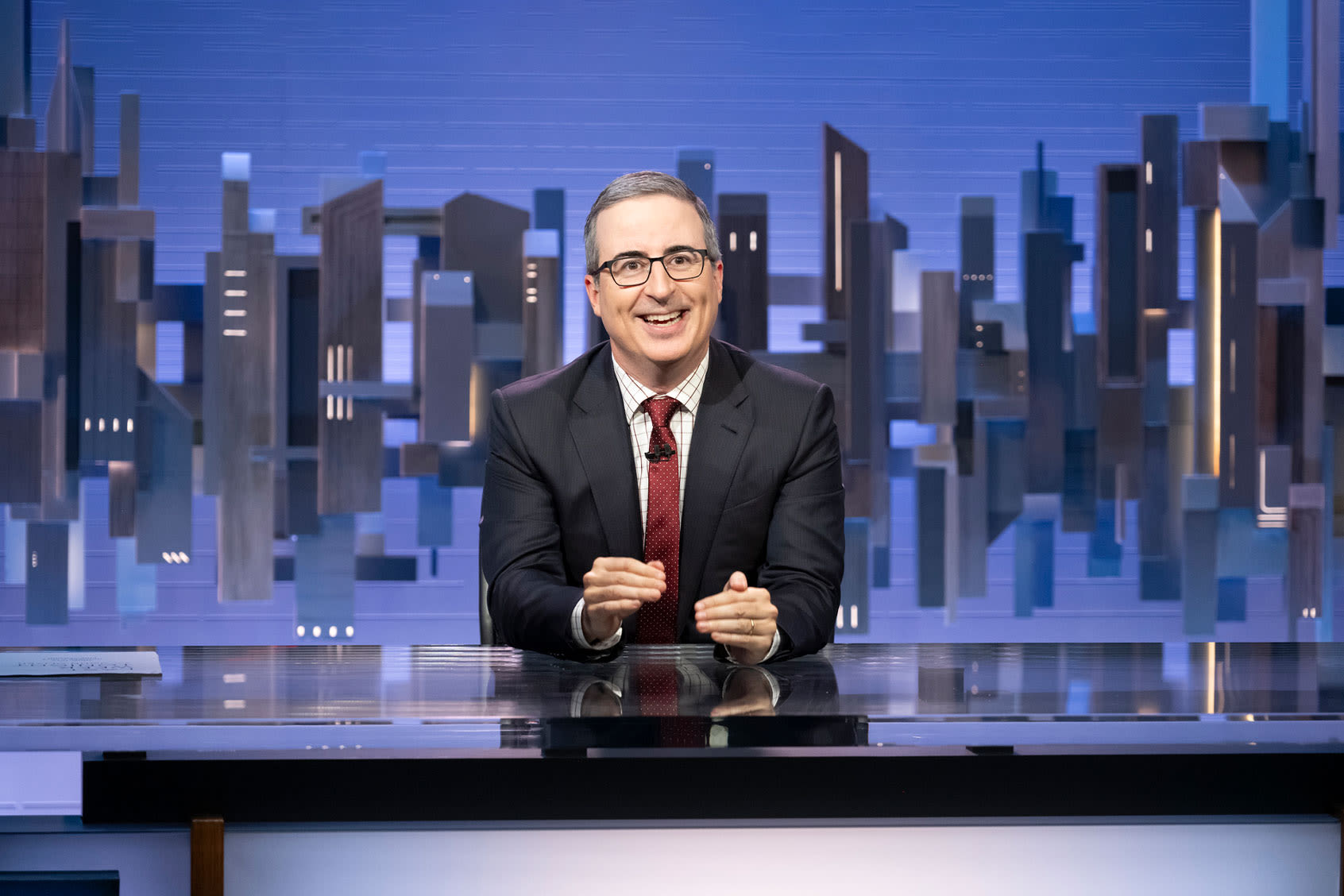 John Oliver takes on Donald Trump and the "long history" of politicians being "weird around corn"