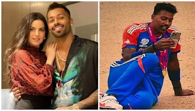 Did Hardik Pandya video call Natasa Stankovic after India beat South Africa to win ICC T20 World Cup 2024 final?