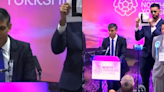 YouTuber candidate holds an L behind Rishi Sunak as he concedes defeat in General Election