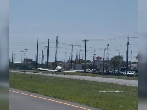 WATCH: Plane makes landing on Highway 501 in Carolina Forest area