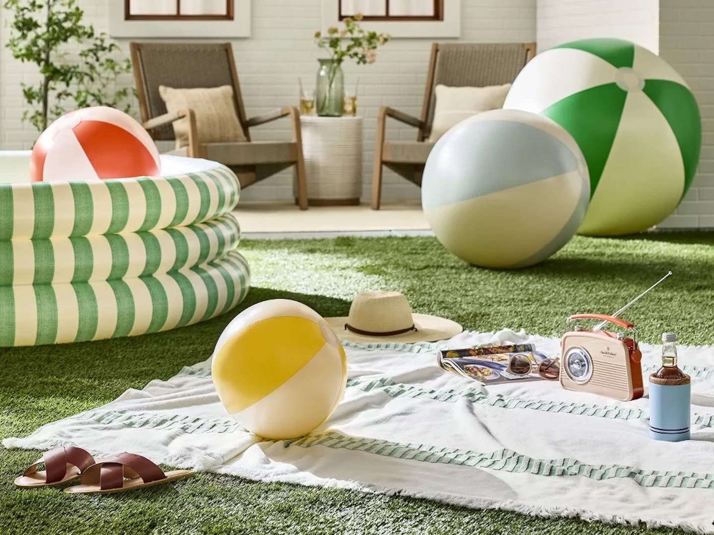 Joanna Gaines’ $12 Vintage-Inspired Beach Ball Set Is a Must-Have for Your Pool, Backyard, or Beach Adventures