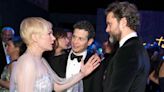 Michelle Williams and Joshua Jackson have a Dawson's Creek reunion at Oscars 2023 after-party