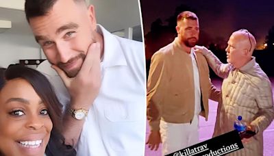 Travis Kelce celebrates his casting in Ryan Murphy’s ‘Grotesquerie’ with on-set videos: ‘New territory’