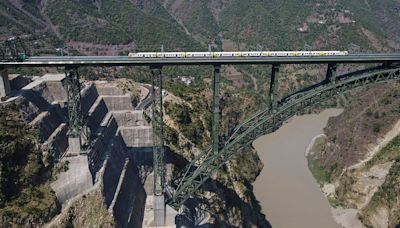 Watch: Indian Railways conducts successful trial run on Chenab rail bridge - world’s highest railway bridge | Today News