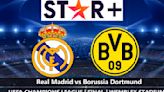 STAR PLUS EN VIVO - cómo ver partido Real Madrid vs. Borussia Dortmund por Streaming Online