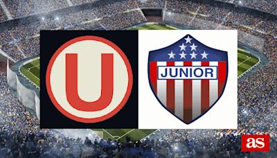 Universitario de Deportes vs Junior: estadísticas previas y datos en directo | Copa Libertadores 2024