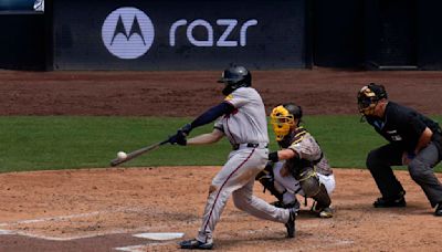 d'Arnaud hits two homers, drives in 4 runs in Atlanta 6-3 win over San Diego