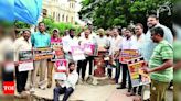 Congress Launches Postcard Protest Seeking Answers from BJP Leaders | Mysuru News - Times of India