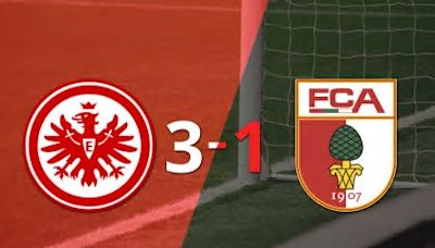 Eintracht Frankfurt lo dio vuelta ante Augsburg y venció por 3 a 1