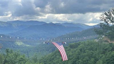Gatlinburg's Sky Bridge To Display 50 State Flags This Summer