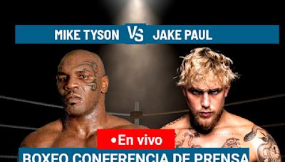 Rueda de prensa de Mike Tyson y Jake Paul en directo | Previa del combate de boxeo hoy | Marca