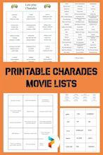 10 Best Printable Charades Movie Lists PDF for Free at Printablee