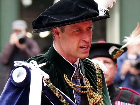 Prince William Attends the Order of the Thistle Service in Edinburgh, Plus Jennifer Lopez and More