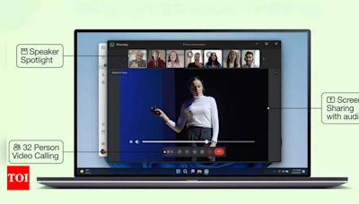 How to make WhatsApp voice and video calls from desktop - Times of India