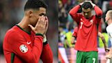 La conmovedora reacción de Cristiano Ronaldo tras fallar un penalti clave con Portugal