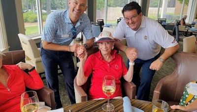 Aiken woman makes first hole-in-one at 98