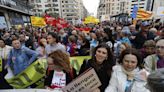 La izquierda valenciana se manifesta en las calles de València