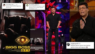 'No BB without Salman, Karan Johar is still better': Fans unhappy as Anil Kapoor REPLACES Salman Khan as new host of Bigg Boss OTT