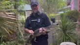 Watch: Alligator placed 'under arrest' at 104-year-old Florida woman's home