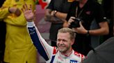 F1 qualifying: Kevin Magnussen claims maiden pole in 100th start for Haas, who become first American team to do so since 1975