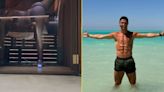 No rest for Ronaldo as he and partner use sauna to stretch in holiday workout