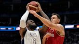 LeBron James scores final 11 points for U.S. in 92-88 win over Germany as pre-Olympic tour ends