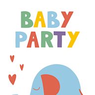 Cute and playful invitations for baby showers Customizable with various designs and colors May include information about the babys gender and due date