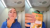 Influencer sparks outrage after showing off ‘15-minute’ skincare routine in plane bathroom