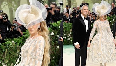 Sarah Jessica Parker Brings Ladylike Glamour to Met Gala 2024 in Richard Quinn Caged Dress