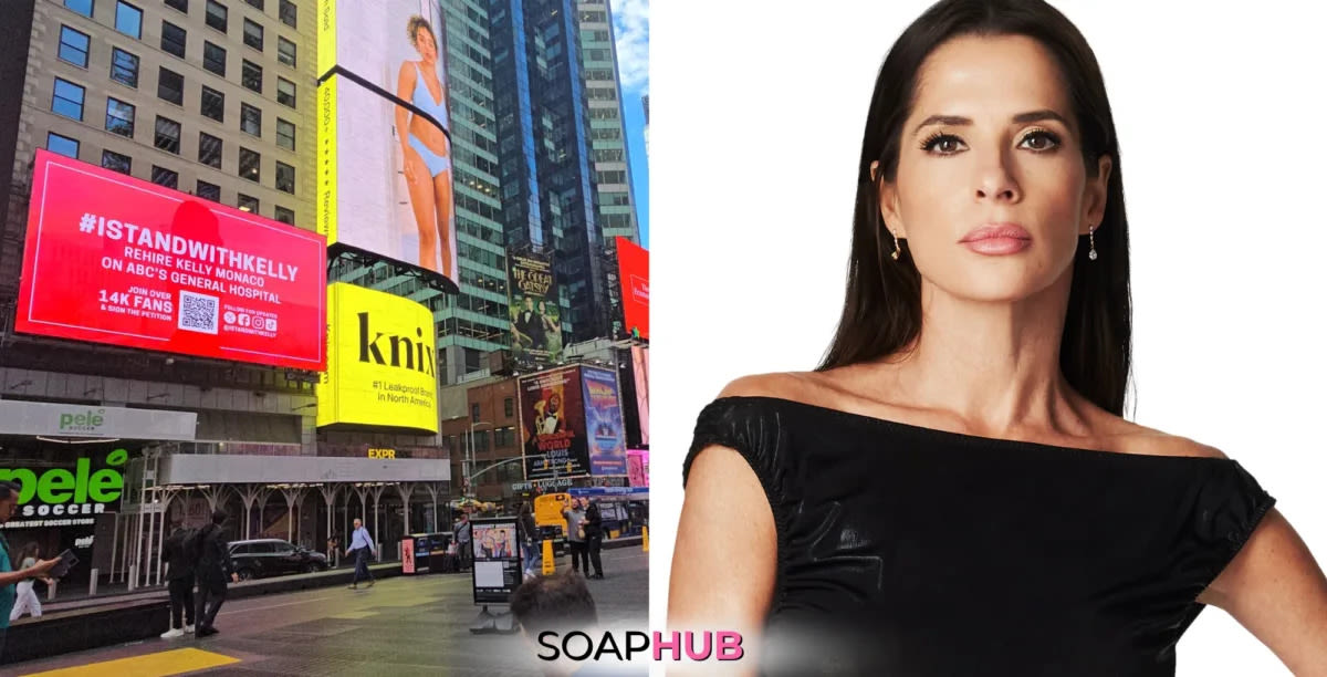 Fans Bought A Times Square Billboard Asking General Hospital To Rehire Kelly Monaco