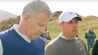 Rory McIlroy expertly handles divorce question during round with celeb pal