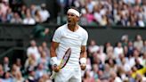 What time is Rafael Nadal playing at Wimbledon today?