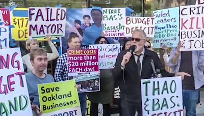 Oakland rally raises concerns about public safety with city's budget shortfall