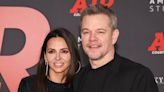 Matt Damon's Wife Is Pure Glamour in Red Hot Plunging Dress