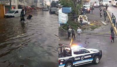 Intensas lluvias en Naucalpan dejan inundaciones y decenas de autos atrapados | El Universal