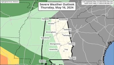Alabama faces Level 2 severe weather threat: Here’s the latest weekend forecast