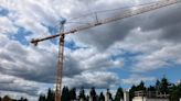 There’s a giant crane on Martin Way East in Lacey. What’s going on?