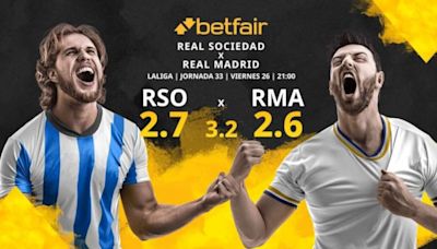 Real Sociedad vs. Real Madrid: horario, TV, estadísticas, clasificación y pronósticos