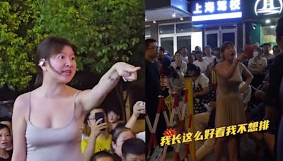 高溫排6小時不爽！嫩妹怒嗆「我長這麼好看」要他人閃邊 路人看戲笑翻│TVBS新聞網