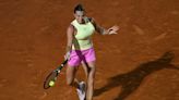 Agónica clasificación de Sabalenka tras rozar el KO en el WTA 1.000 de Roma