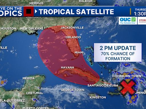 Tracking Invest 97L: DeSantis declares state of emergency in 54 Florida counties